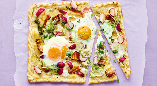 Frühlings-Flammkuchen