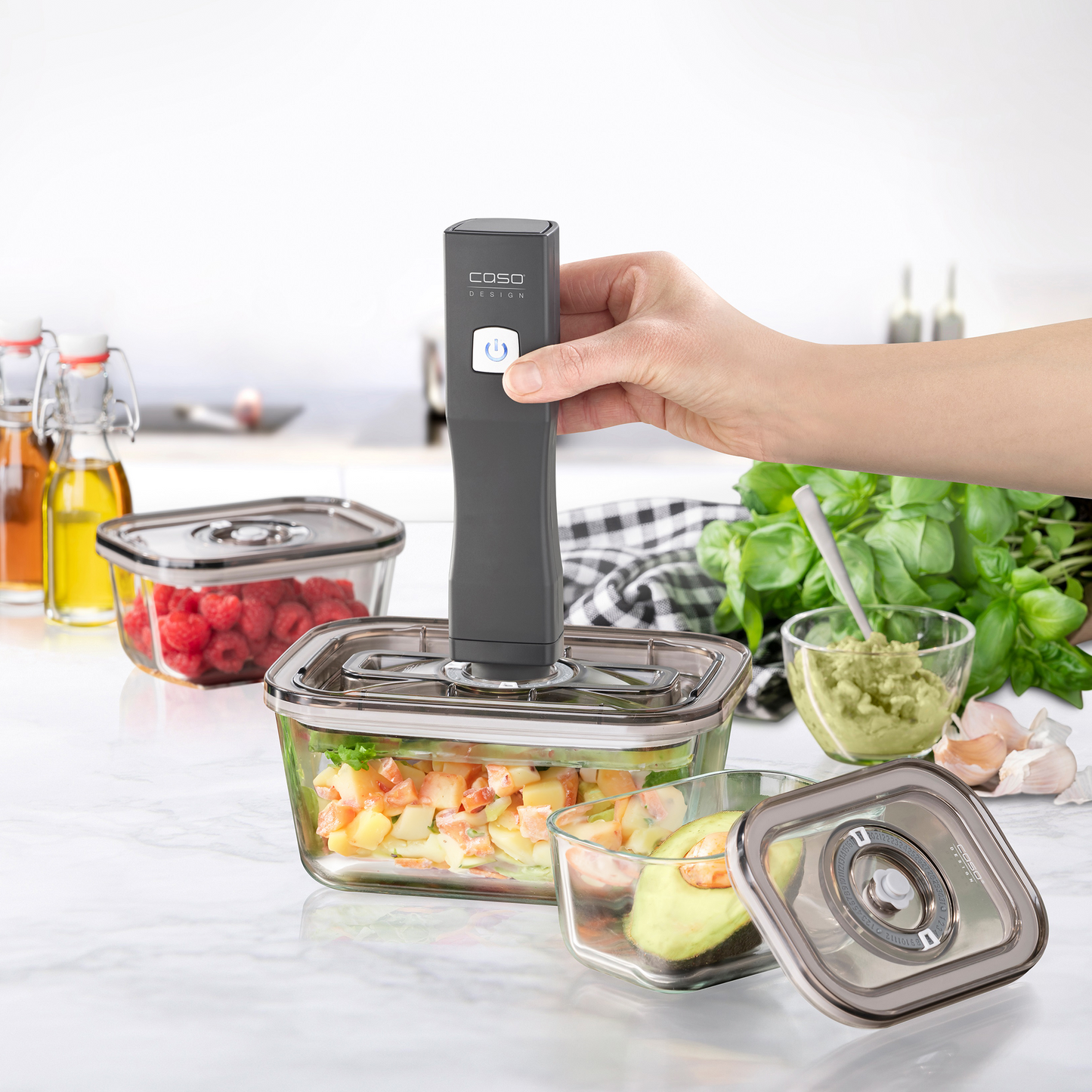 Handvakuumierer Set Vacu OneTouch Eco