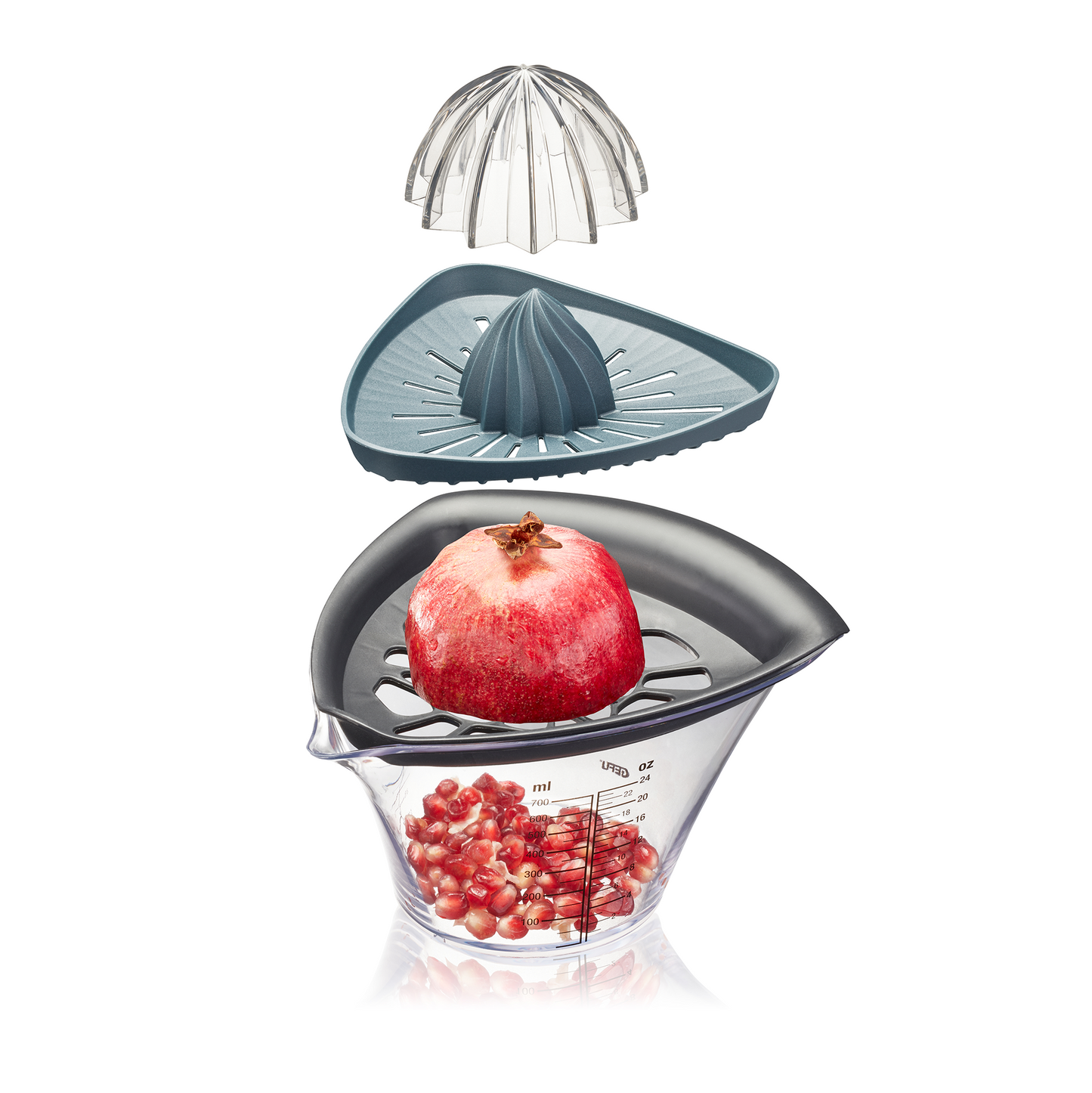 Granatapfelentkerner & Entsafter Fruti