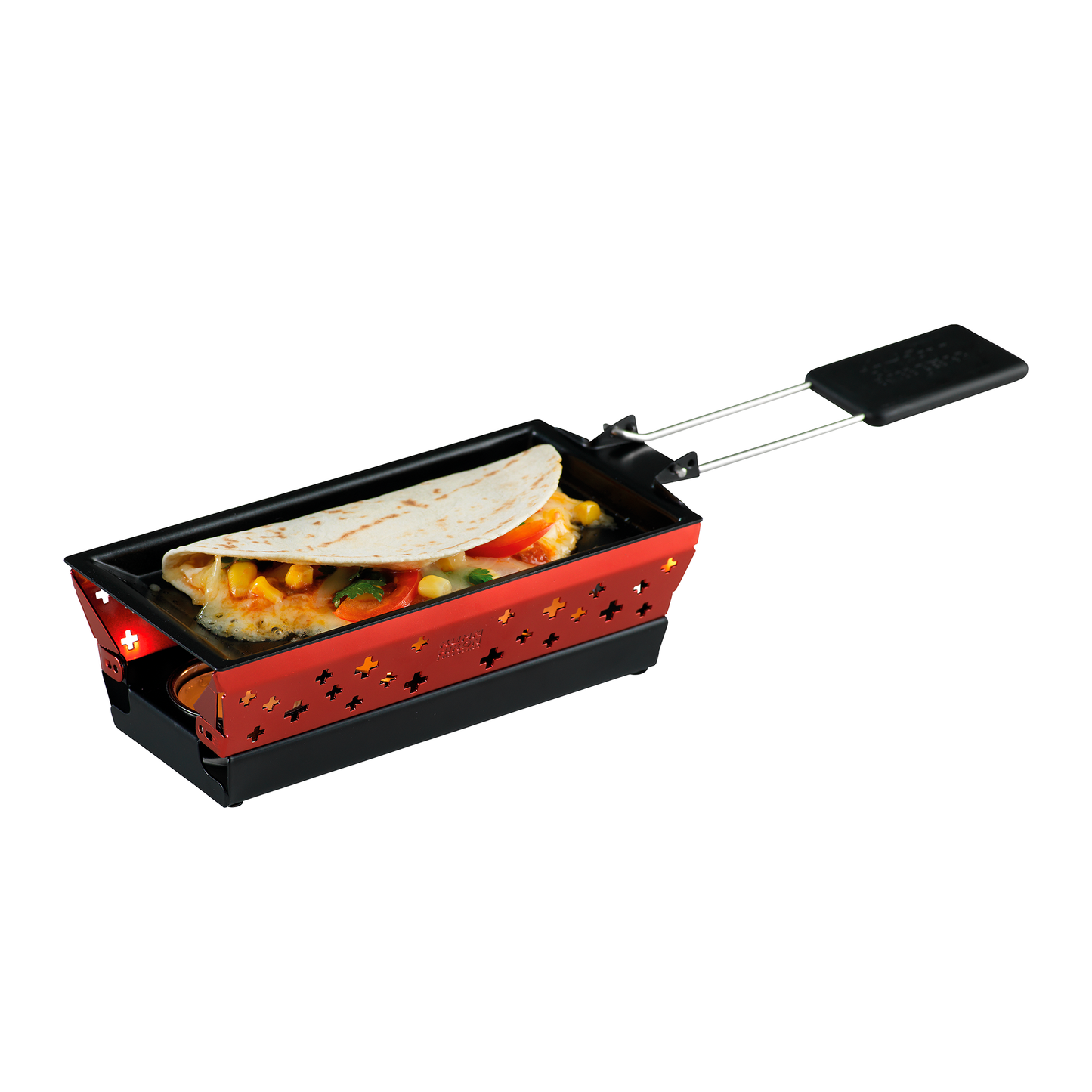 Service à Raclette Mini Croix Suisse rouge
