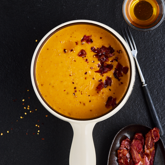 Fondueteller Chalet 4er-Set