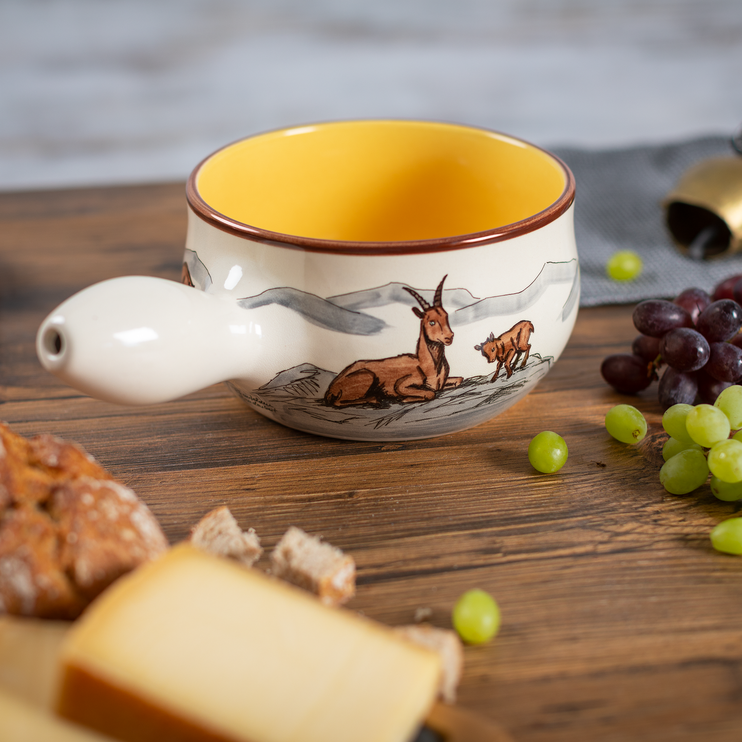 Fondue-Set Steinbock