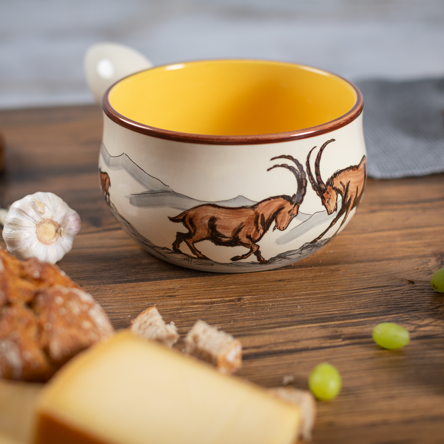 Fondue-Set Steinbock