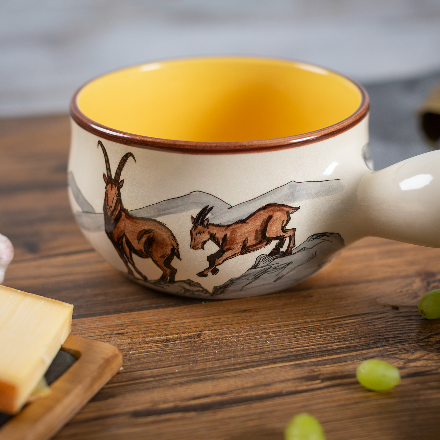 Fondue-Set Steinbock