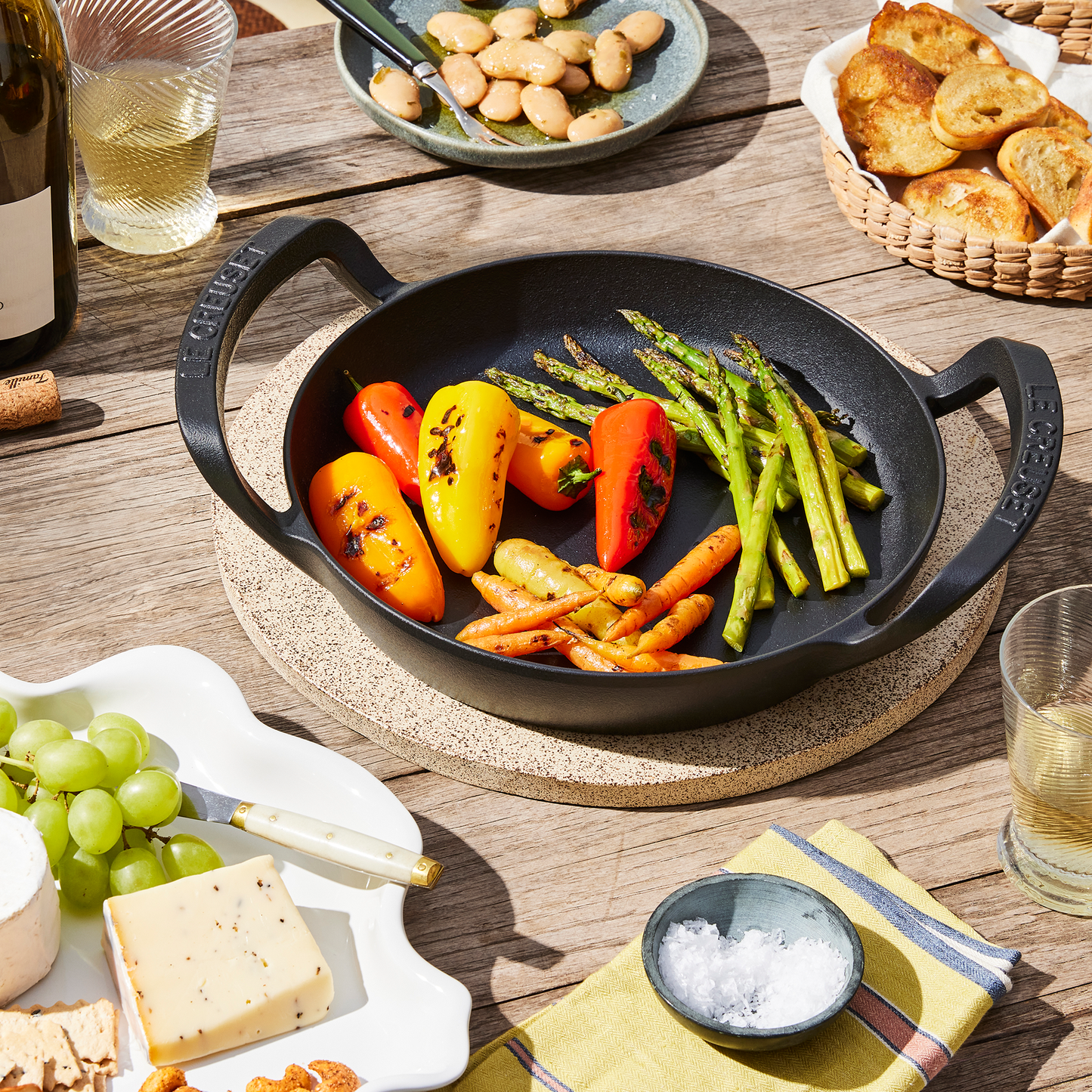 Poêle à griller ronde BBQ extérieur ø 25 cm