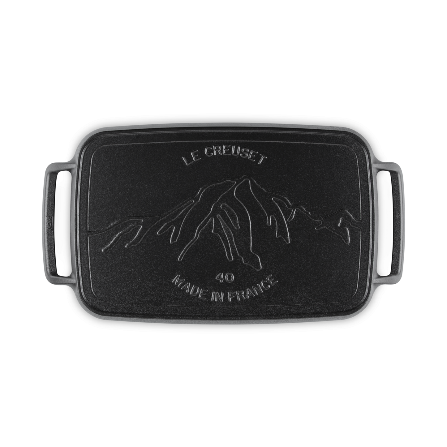 Plaque de cuisson extérieure rectangulaire pour barbecue 40 cm