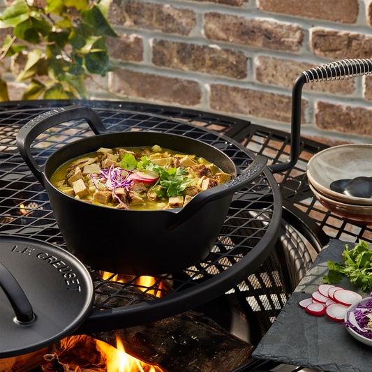 Bräter rund mit Deckel BBQ Outdoor ø 25 cm