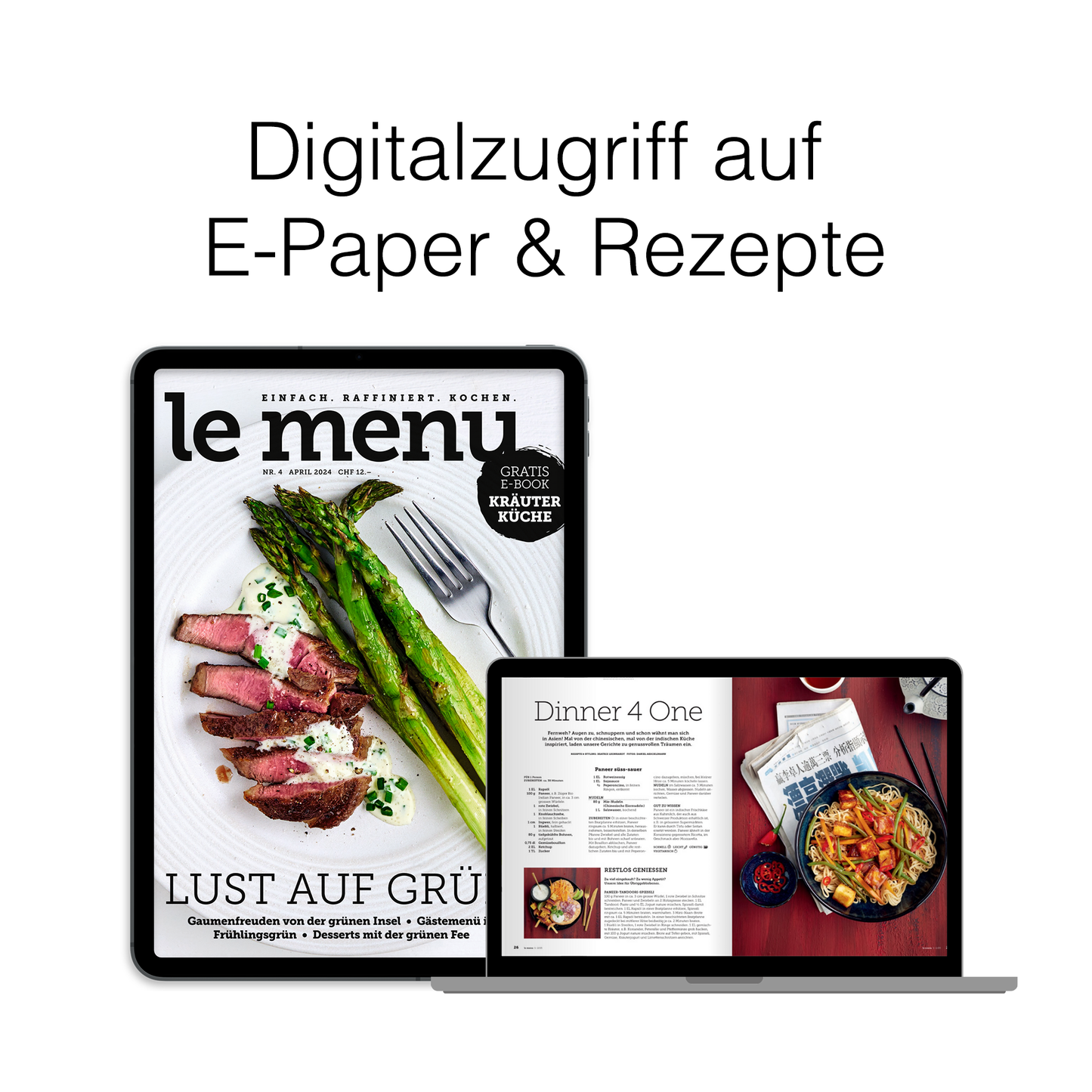 Geschenkabo 1-Jahr le menu Print (inkl. Digital)