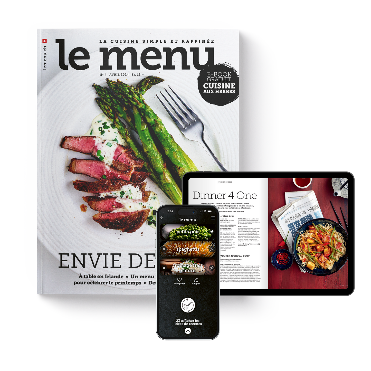 1-Jahresabo le menu Print (inkl. Digital)