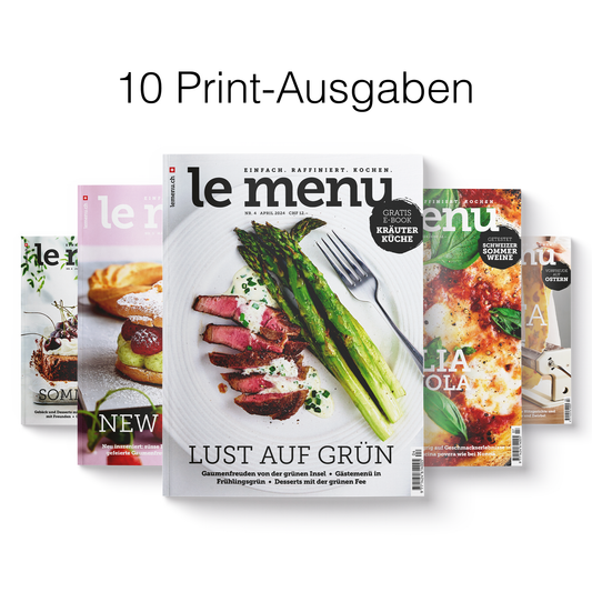 1-Jahresabo le menu Print (inkl. Digital)