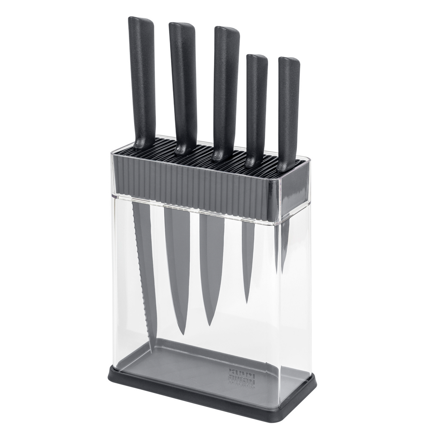 Messerblock Set Colori grau 6-teilig