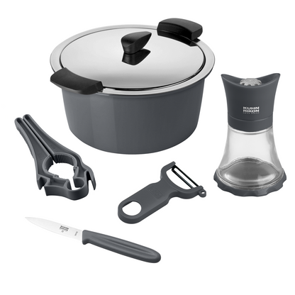 Set de démarrage HOTPAN® gris Ø 18 cm