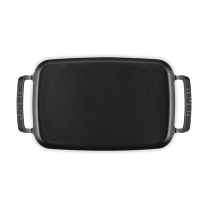 Plaque de cuisson extérieure rectangulaire pour barbecue 40 cm
