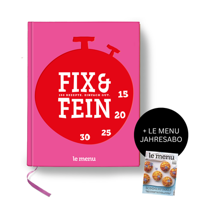 Kochbuch + le menu Jahresabo