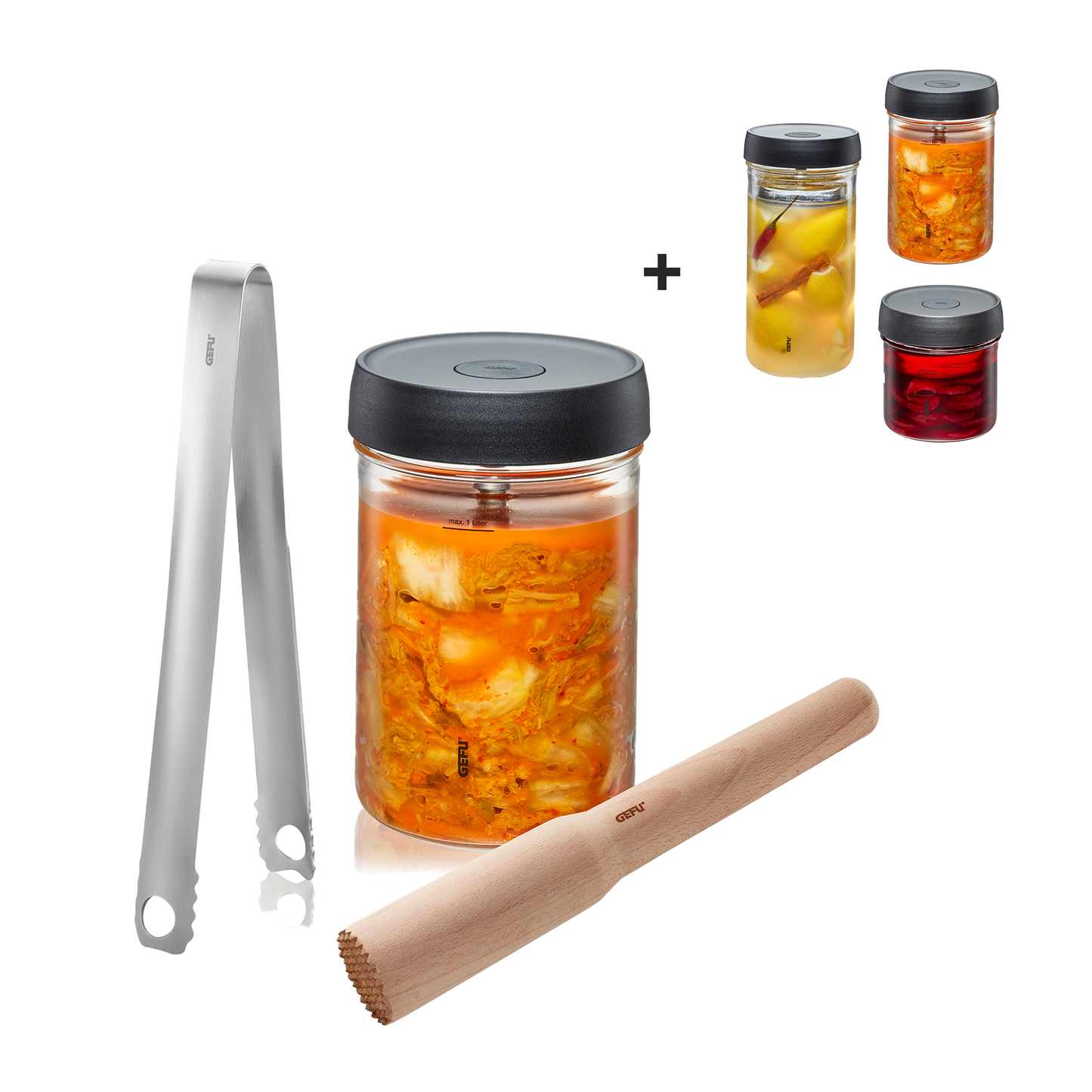 Kit de fermentation Nativo comprenant des verres supplémentaires